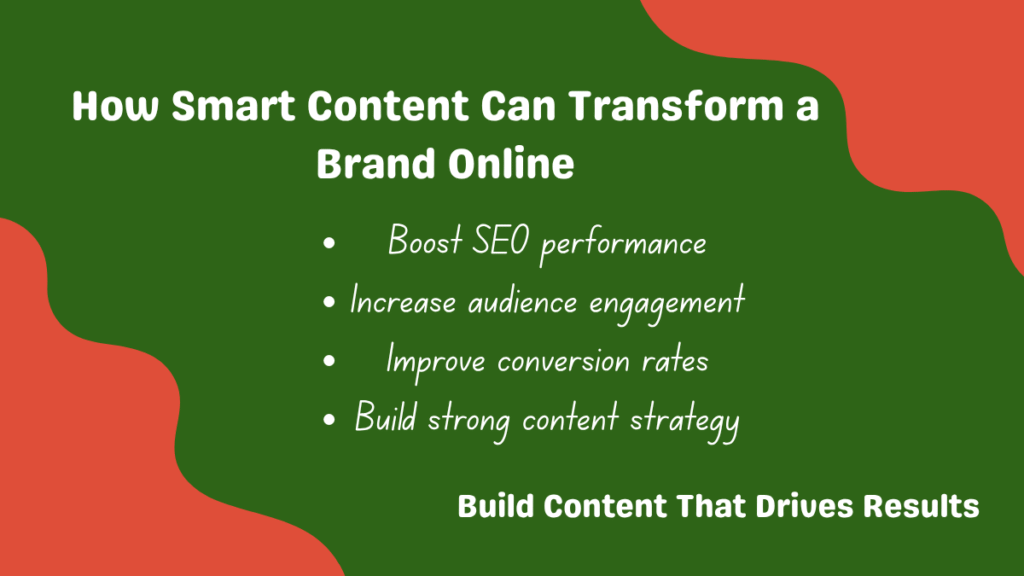 How Smart Content Can Transform a Brand Online