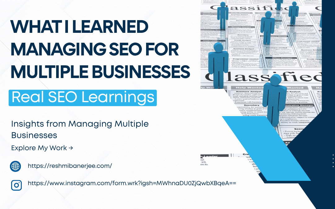 What I Learned Managing SEO for Multiple Businesses
