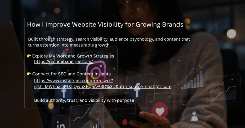 How I Improve Website Visibility for Growing Brands